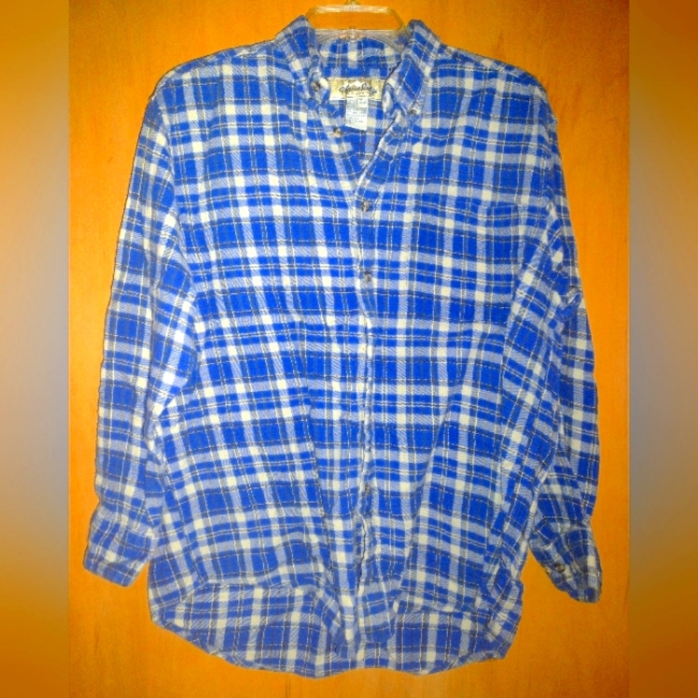 Alpine Ridge Flannel Button Up Shirt Size Large